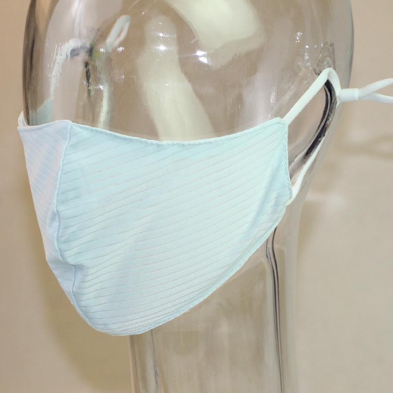 Summer Ice Silk Breathable Cycling Mask - Double-Sided Mesh, Ear-Hanging, Unisex.