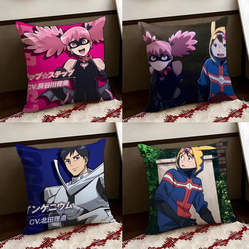 My Hero Academia VVigilantes Cushion Cover Reversible Soft Durable Pillow Cover Home Car MultiScene Use for Daily Comfort