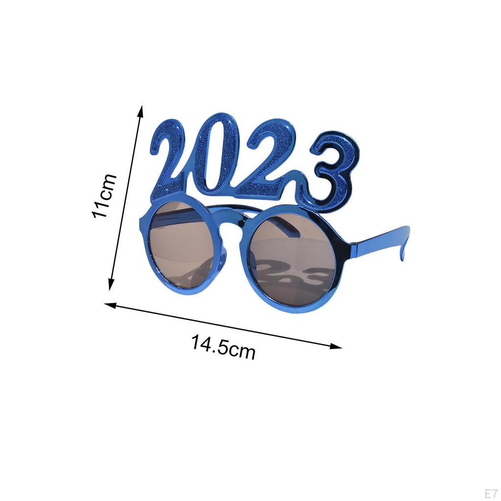 Funny Glasses,Eve Party Supplies Decorations Photo Prop,New Years Glasses for Celebration