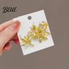 Detailed Craftsmanship Brooch Women Osmanthus Shape Retro Style Pin Suits