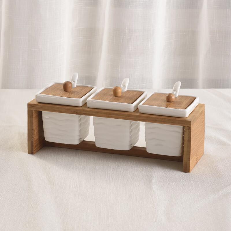 Qianxing Ceramic Condiment Jar Set