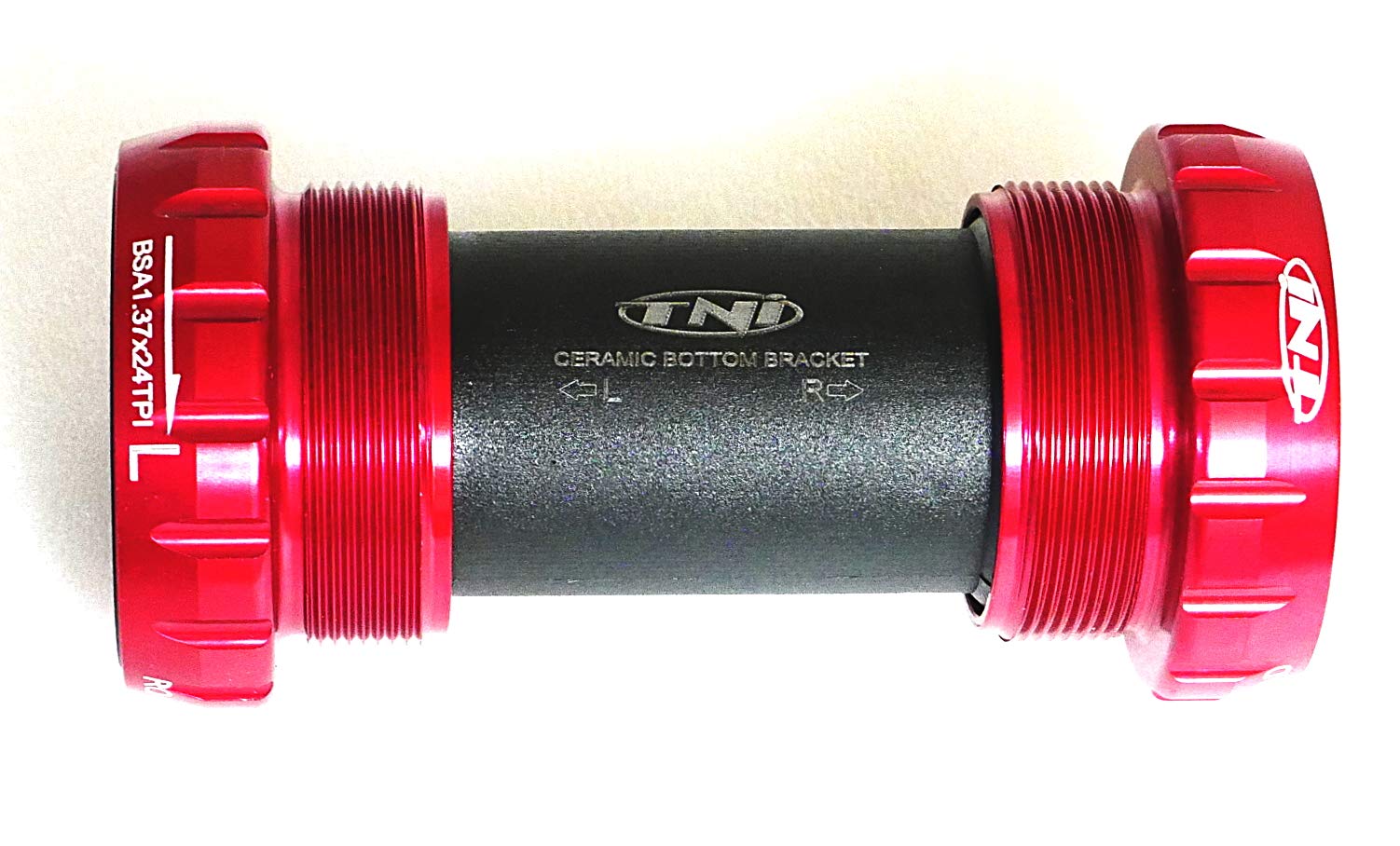 

TNI внешний керамический BB для Shimano Crank красный (BSA/JIS) красный