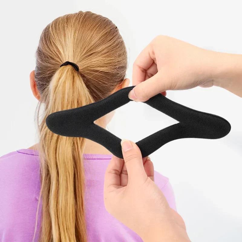 2/4PCS Sponge Hair Styling Tool Loop Curly Hair Maker Hair Scrunchie Headband Twist Donut Bun Curler Hairbands Hairstyle Tools
