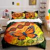 Butterfly Pattern Home Decor Set Soft Comfortable Duvet Cover Bedding Set Included 1*Duvet Cover & 2*Pillowcases, Gift