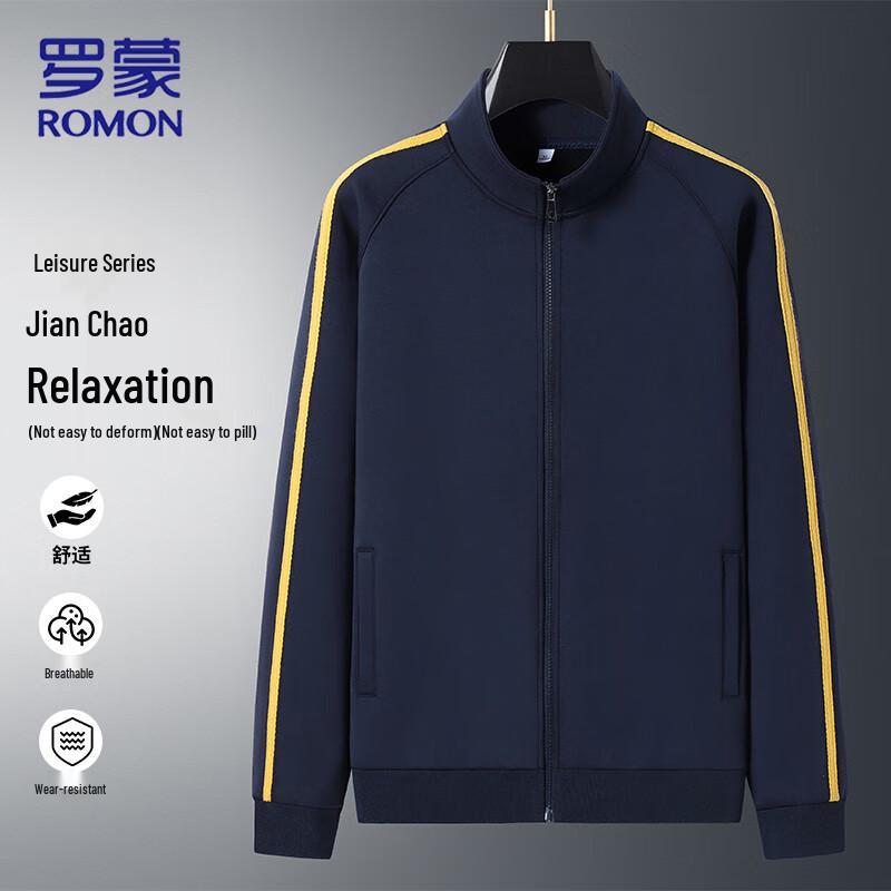 

ROMON Men s Autumn Winter Stand Collar Sports Jacket XL