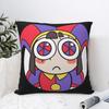The Amazing Digital Circus Pillow Case Pomni Head Cushion Cover Fashion Decorative Pillowcase for Bed 18"