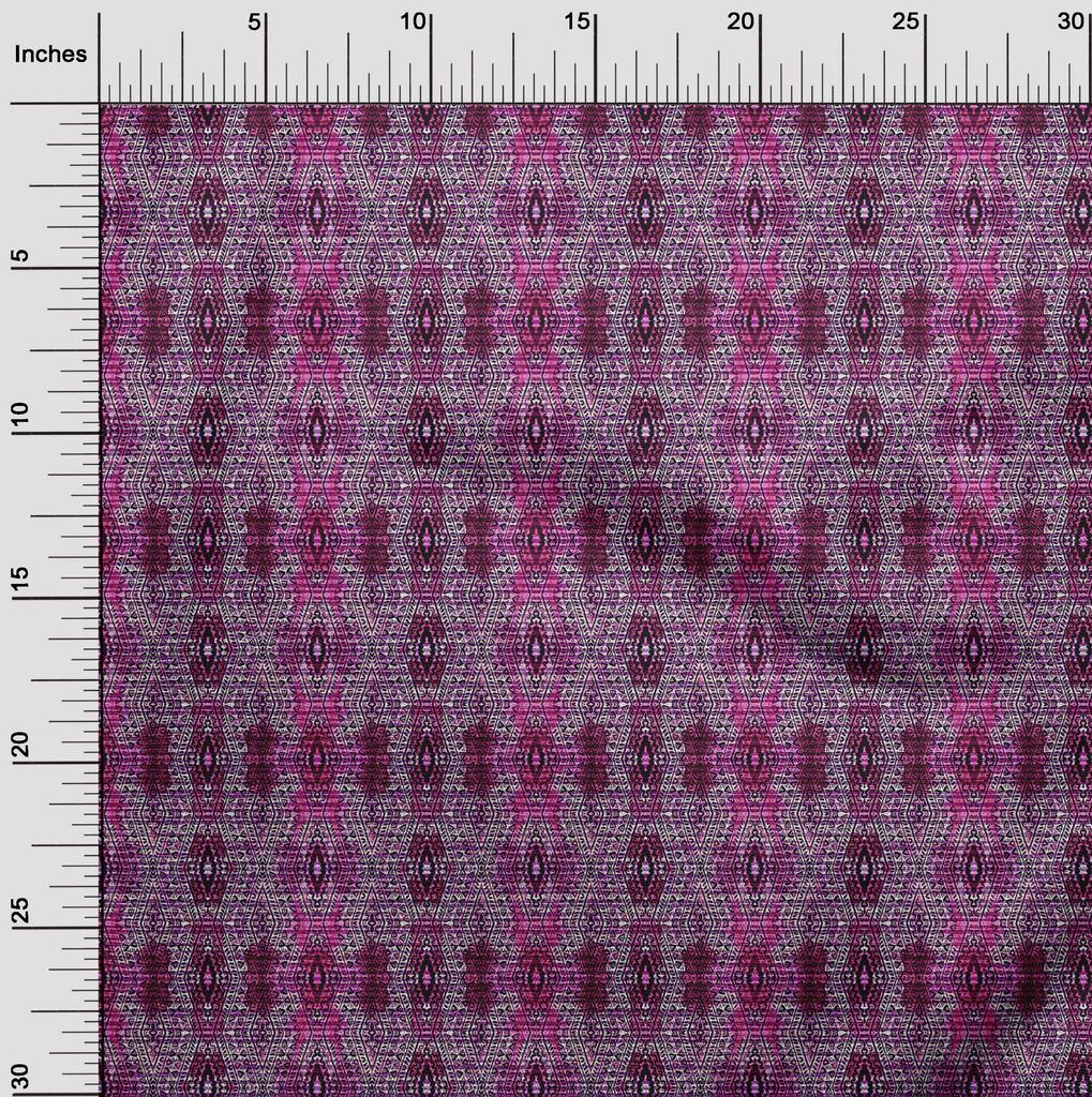 oneOone Cotton Flex Lavender Fabric African Aztech Watercolor Dress Material Fabric Print Fabric By The Yard 40 Inch