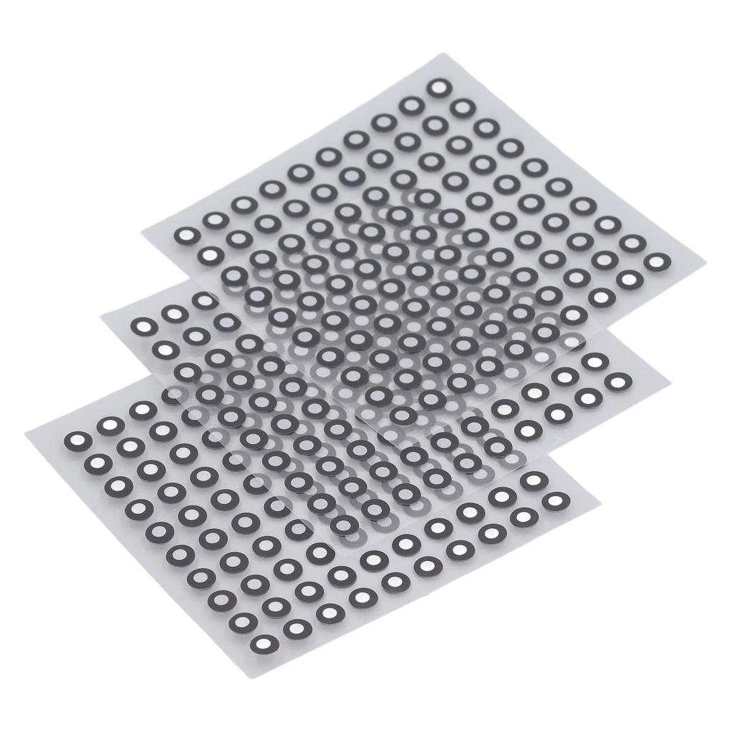 3 Sheets Scanner Positioning Points 3D Scanning Reflective Film Sticker Reference Marking Point 3mm ID 6mm OD