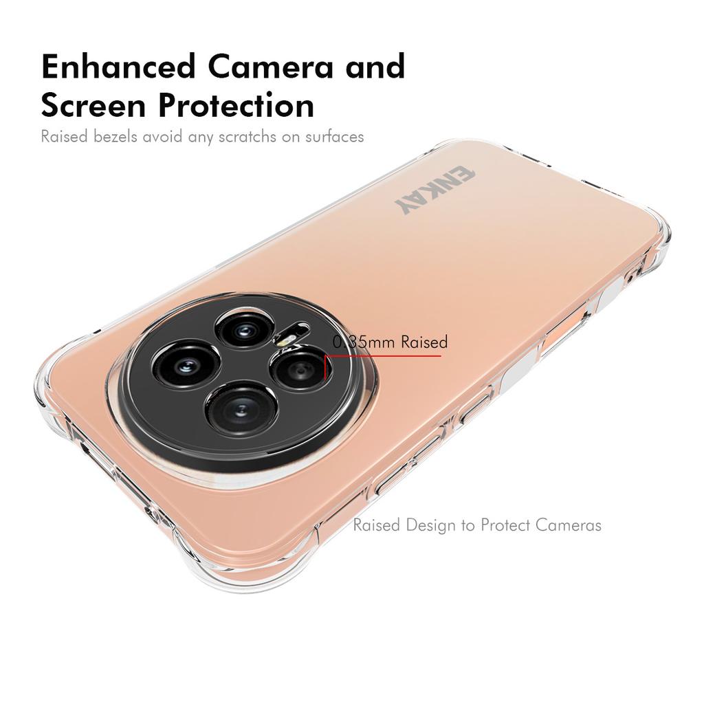 For Honor Magic8 5G Clear Phone Case ENKAY HAT PRINCE Shockproof Anti-slip TPU Cover