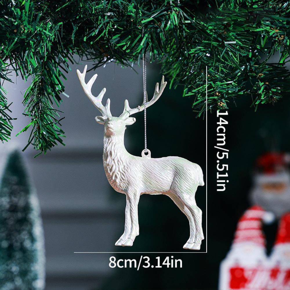 Новые Акриловые Хрустальные Рождественские Подвески Прозрачные Хрустальные Украшения для Елки Снежинка DIY Хрустальные Подвесные Новогодние Аксессуары