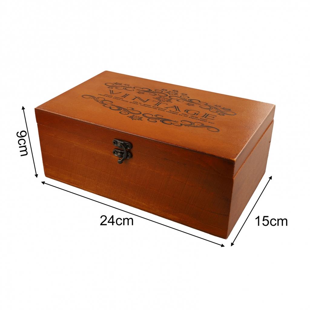 Handmade Storage Box Jewelry Sundries Retro S/M/L 1pc