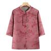Grandma Summer Tang Suit: Chinese Style Women's Top for Seniors