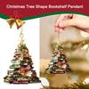 2D Acrylic Flat Printing Books Pendant Home Tree Window Lovers For Book Tree Christmas Hanging O1H7