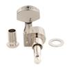 Musiclily Pro R15J Guitar Gear for Squier Electric Guitars 6-in-line Left-Handed 1-Pin Tuners, 153 Ratio, Nickel, Strat/Tele