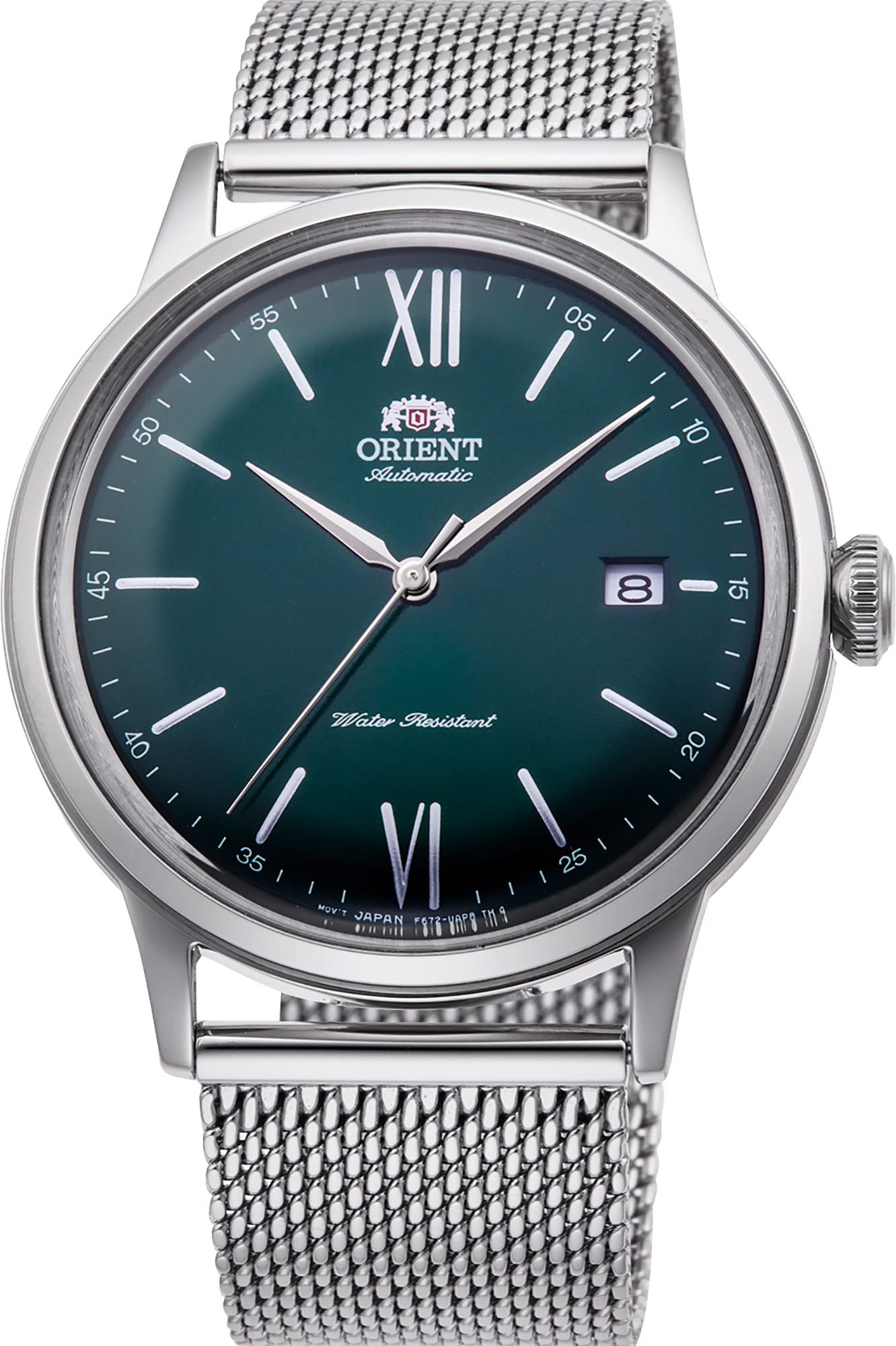 

Orient Часы ORIENT Classic с автоматическим подзаводом (Ручная обмотка в комплекте) Сетка Overseas Модель Зеленый RA-AC0018E10B Мужская [Повторный импорт]