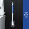 Wall-Mounted Self-Cleaning Toilet Brush with Soft Bristles and Long Handle