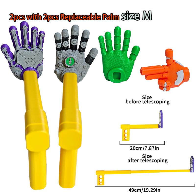 NUEVOS Props Impresos en 3D Modelo de Mano Telescópico Juguete Accesorios para Disfraces de Cosplay y Halloween Accesorio de Disfraz Regalo Coleccionable