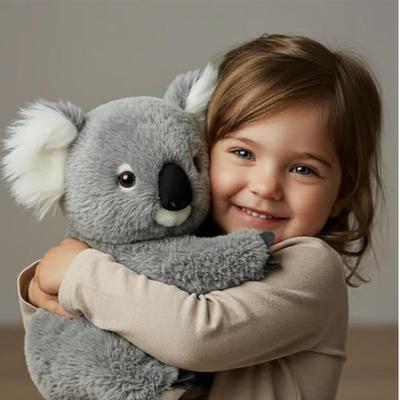 Urocza pluszowa zabawka koala Wsparcie emocjonalne Imituje naturalne ruchy Miękka wypchana lalka Zwierzę Uzdrowienie emocjonalne Prezent na przyjęcie