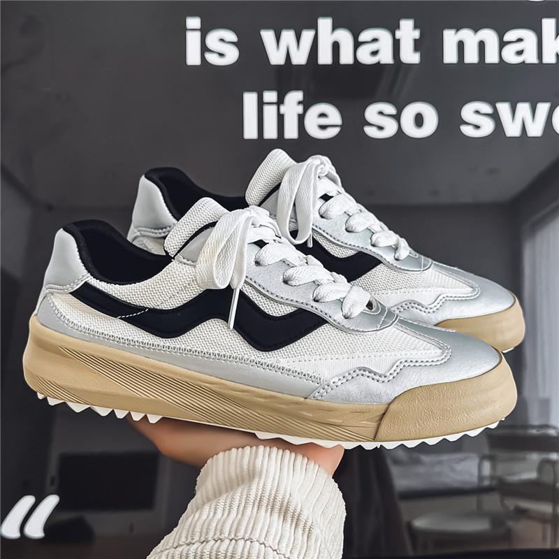 

Forrest Gump men s shoes spring breathable mesh soft-soled youth sports board shoes retro casual niche canvas German training shoes 44