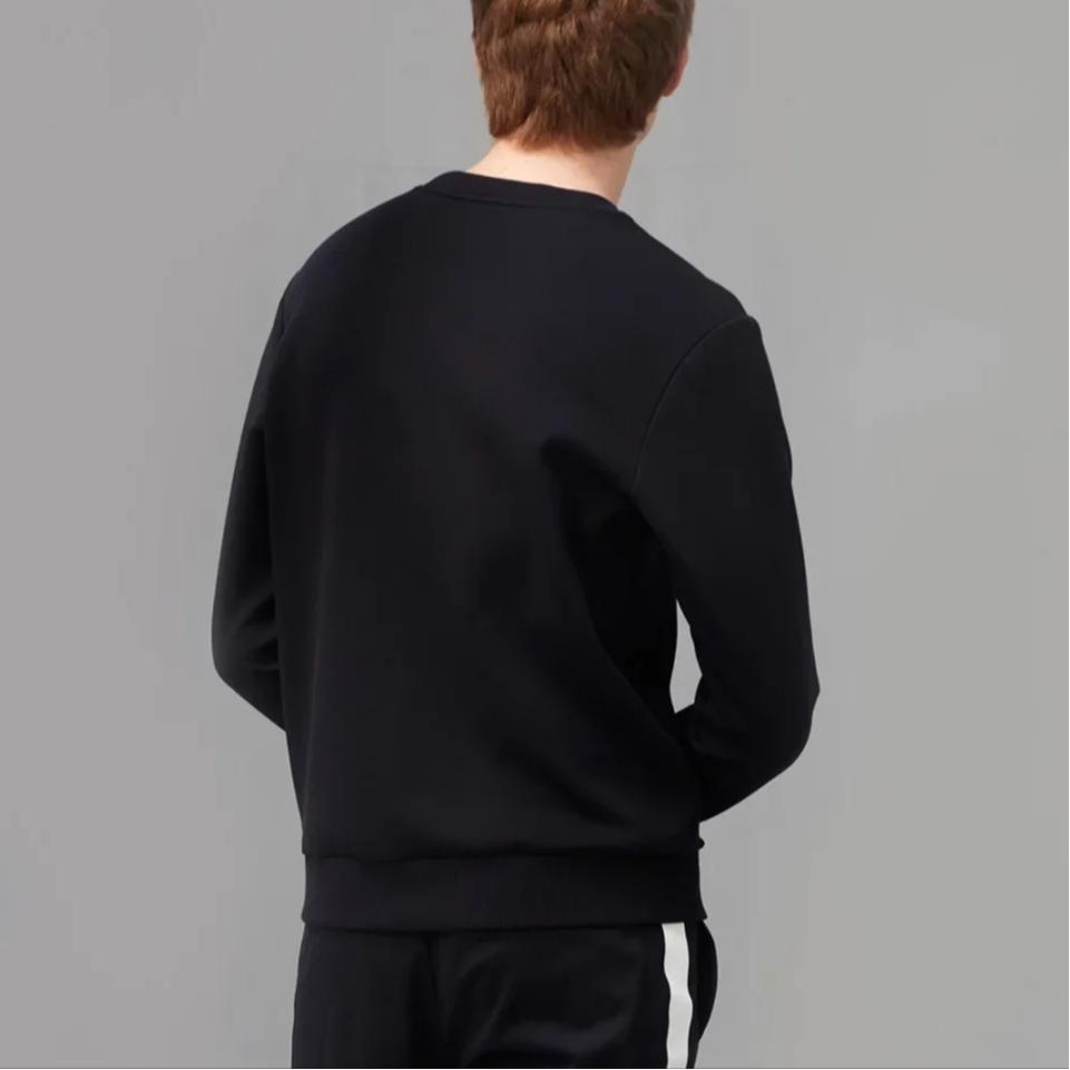 FILA Original Knitted Trendy Pullover Big Logo Sports Fashion Breathable Long Sleeve Sweatshirt Men sweatshirt F11M938202F-NV