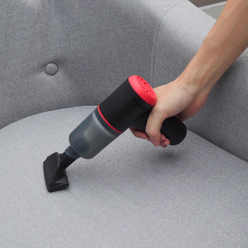 120W Wireless Car Vacuum Cleaner Cordless Handheld Auto Dual Use Mini Vacuum Cleaner With Built-in Battrery 165*45*60mm