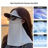 Women's Anti-UV Sun Protection Ice Silk Face Mask, Full Neck Hat for Cycling