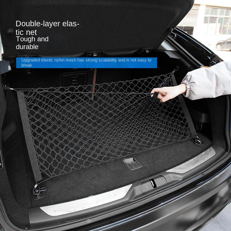 

Car Trunk Net Pocket Car Fixed Luggage Net Storage Bag Shopping Bags Flat Vertical Retaining Net Auto Car Modification Vertical