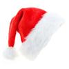 2pcs/set Synthetic White Santa Claus Beard and Red Flannel Hat Unisex Men Women Party Dress Up Accessories Christmas Cosplay Toy