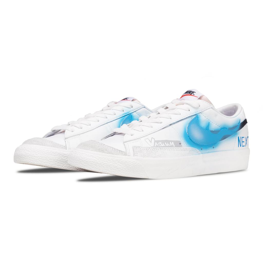 Nike Blazer Synthetikleder Abriebfest Niedrige Skateboard-Schuhe Unisex DA6364-101(Team1478-)