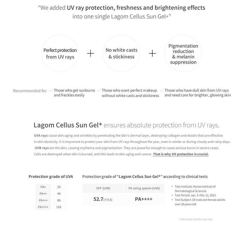 LAGOM Cellus Sun Gel Plus