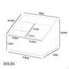 Desktop Storage Box Cosmetic Case Desk Organization Display Tabletop Organizer for Dresser