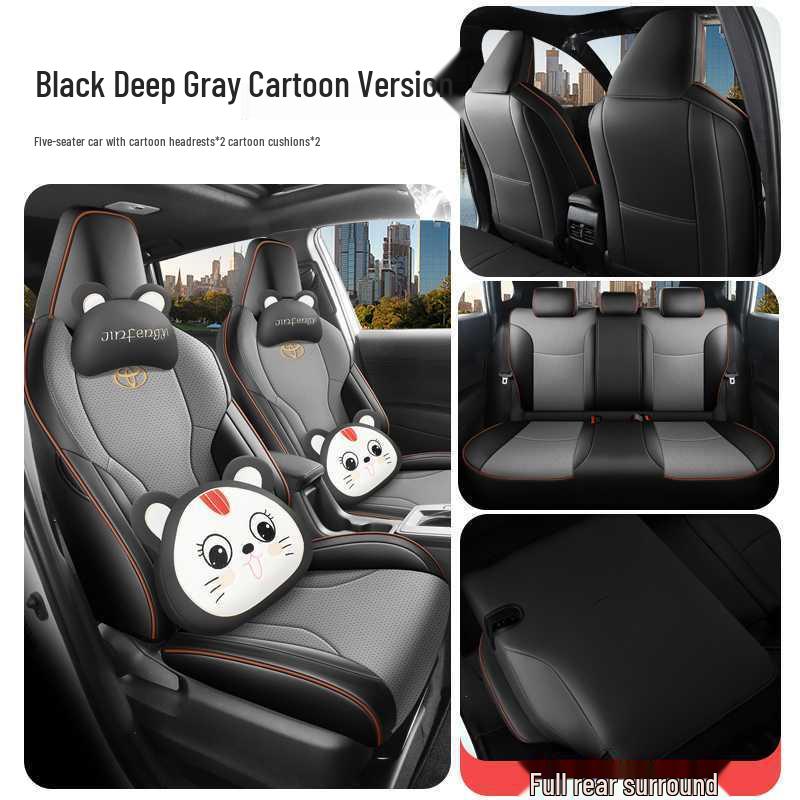Universal All-Season Leather Seat Covers for 2026 Toyota RAV4