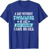 Swimming T-shirt, Funny Gifts For Swimmer, Swim Team  3D Printed Men T Shirts Special Cotton Tops & Tees Geek