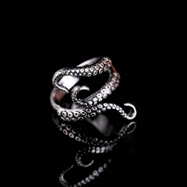 Vintage Silver Plated Irregular Rings for Men Fashion Domineering Cracked Hammered Opening Ring Adjustable Jewelry Male Gift