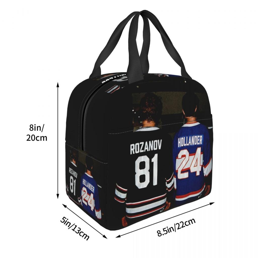 Heated Rivalry Humorous Insulated Lunch Bag For Travel Hollander and Ilya Rozanov Food Storage Bag Portable Cooler Thermal Boxes