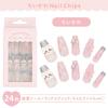 SHOBIDO Chiikawa Nail Tips Chiikawa CW30646 Includes Adhesive Wooden and Nail (24 Pieces) - Stickers, Stick, File.