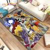 Çizgi Film Digimon Adventure Alan Halısı Büyük, Oturma Odası Yatak Odası Kanepe Giriş Halısı Dekorasyonu için Halı, Kaymaz Zemin Matı Kaplaması 3D