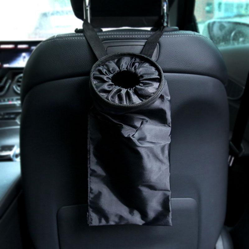 Car Trash Bag Reusable Washable Versatile Deformation Proof Hanging Back Seat Garbage Bag Trash Can