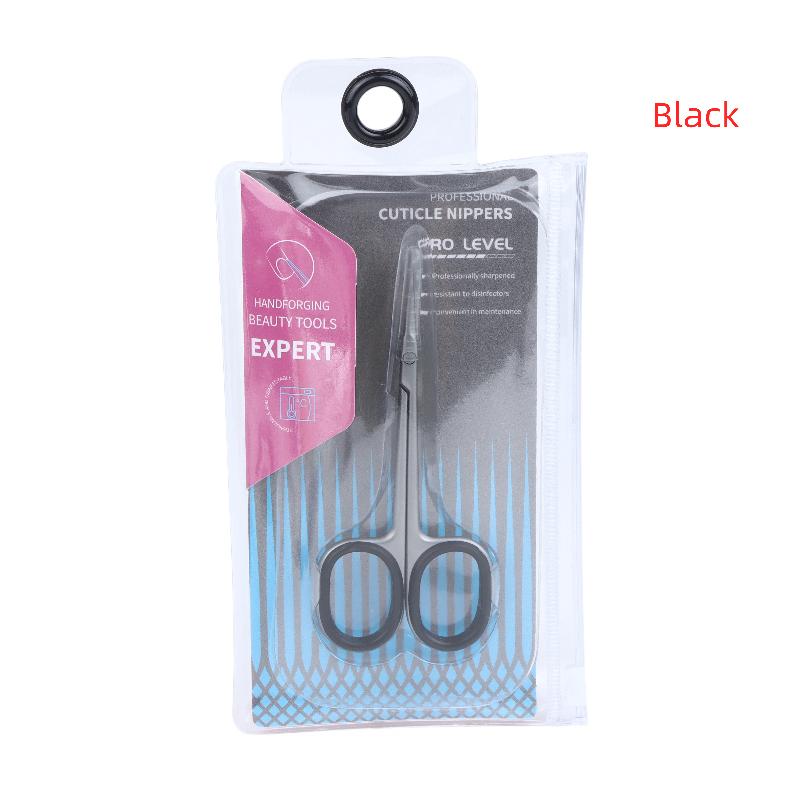 Stainless Steel Curved Tip Cuticle Scissors Dead Skin Remover Nail Art Cuticle Cutter Profession Manicure Tools Eyebrow Tools