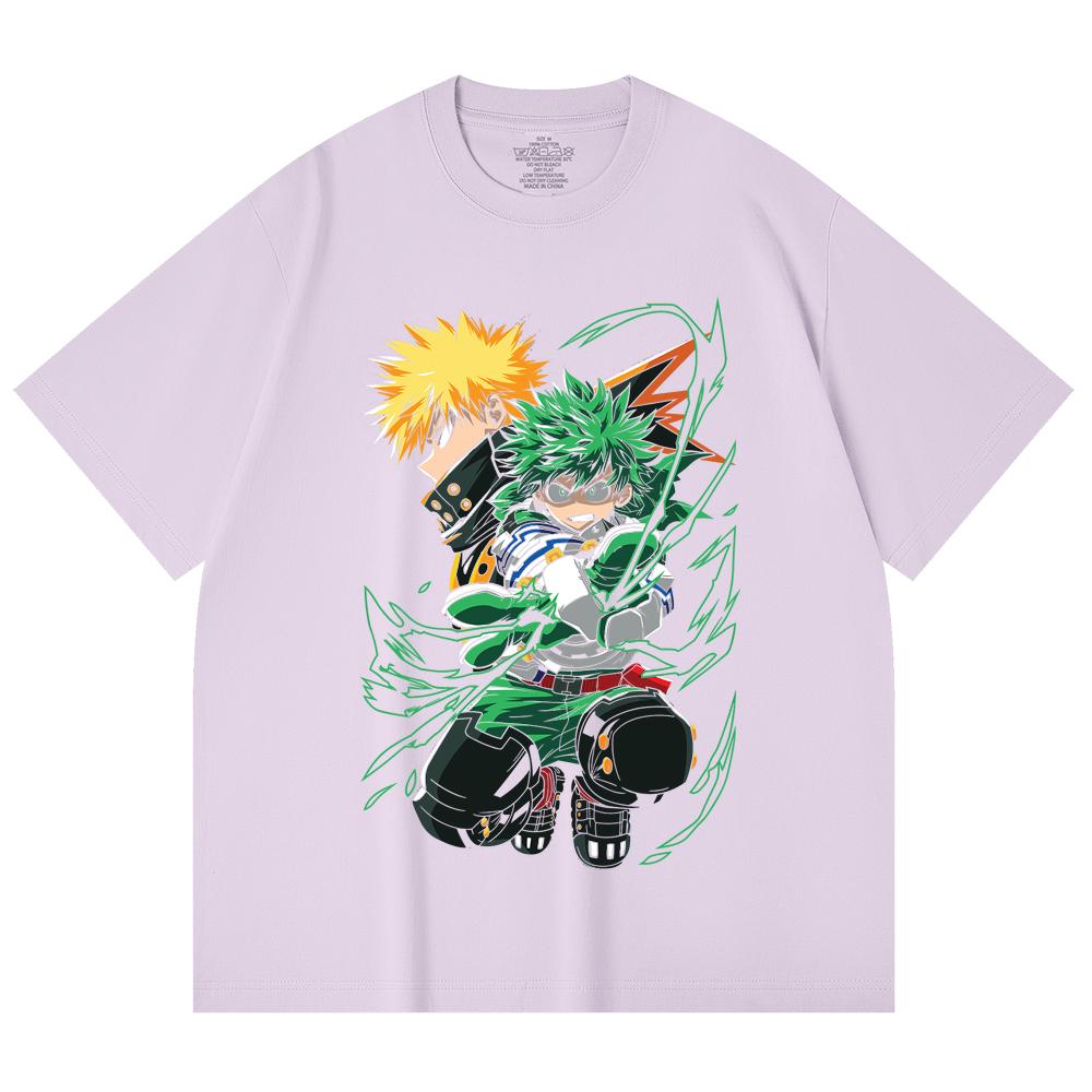 230 Gsm 100% Cotton My Hero Academia V21 Print Unisex Heavy Cotton T Shirt