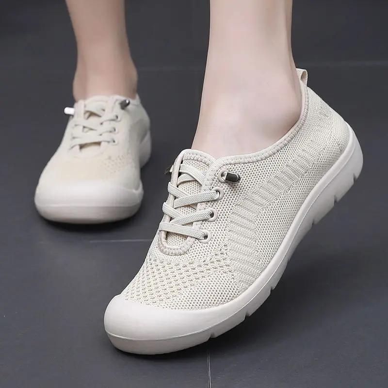 Fashion New Arrival 2025 Soft Slip On Woman Footwear Walking High Quality Cheap Stylish Designer Luxury Aesthetic Trends Shoes for Women