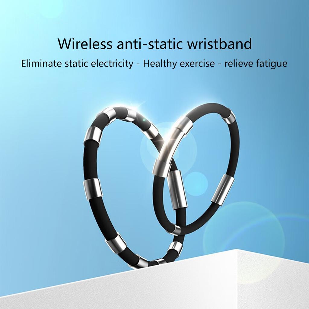 Justerbara Energiband i Silikon Antistatiska Eliminering Vattentätt Armband för Fabriks- och Laboratoriebruk