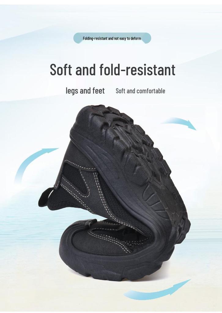 Men's Spring/Autumn Non-Slip Breathable Hiking Shoes - Versatile, Fashionable, Soft Sole, Wear-Resistant Casual Dad Shoes