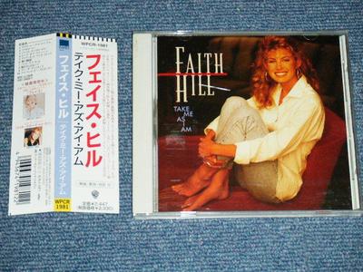 CD FACE HILL - Take Me As I Am WPCR1981 WEA Japan 1998 Japan ObiRock Used