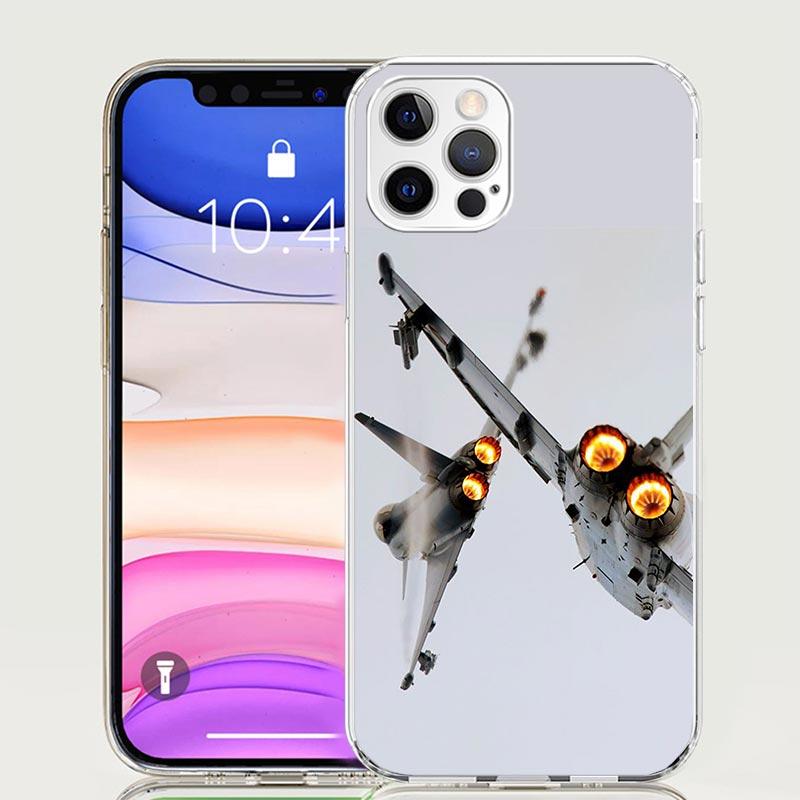 Aircraft Airplane Cool Phone Case for Apple iPhone 17 Air 16 15 Plus 14 + 13 Mini 12 11 Pro Max 7 8 SE 16Max Soft Shell Cover Co