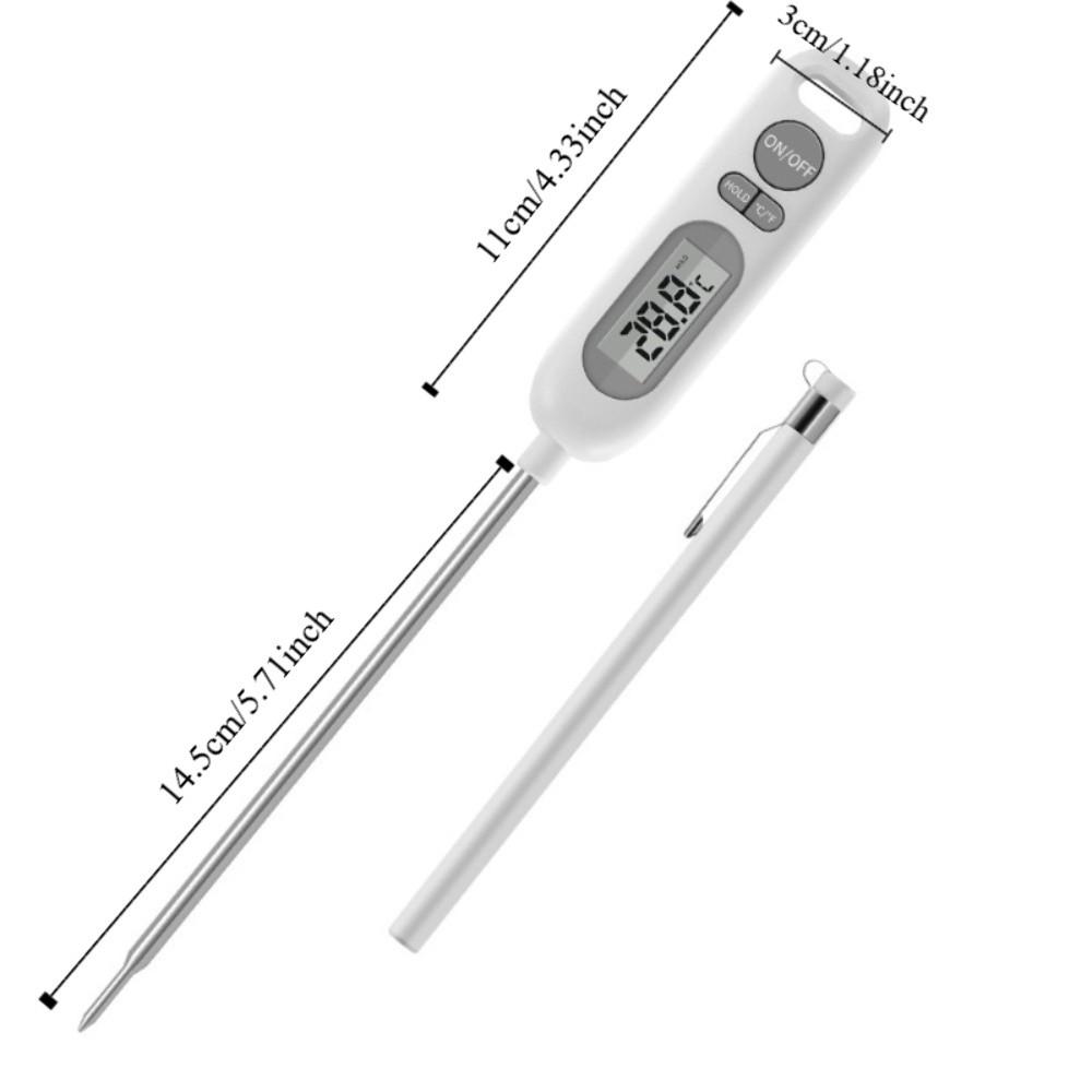 With Protective Case Kitchen Digital Thermometer Waterproof BBQ Thermometer  Oven