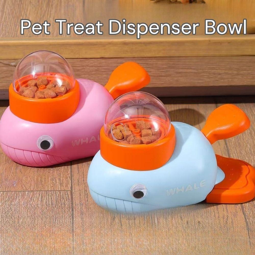 Blue PInk Interactive Dog Toy Plastic Slow Feeder Funny Puzzle Dog Toy  for Training