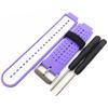 Bicolor Rhombus Hole Silicone Strap for Garmin Forerunner 220/230/235/620/630