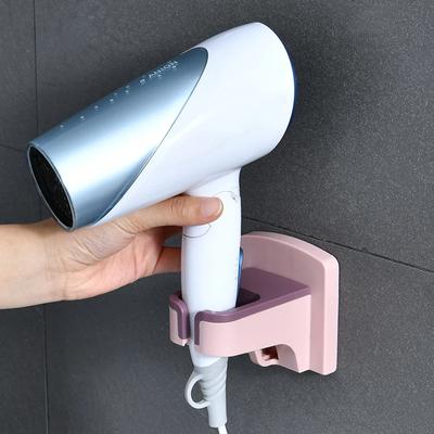 Haartrocknerhalter, Wandmontage, Badezimmer-Organizer, Ständer, Regal, Lagerregal mit Zubehör, Kabelaufhänger, freie Hand, platzsparend, Zuhause