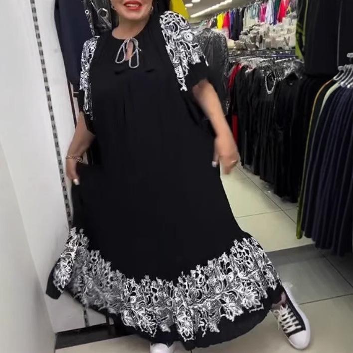 Summer 2025 Loose Printed Dress